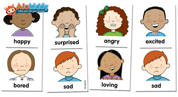 Chủ đề tiếng Anh cho trẻ mầm non về cảm xúc