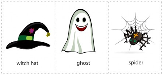 Flashcards tiếng Anh cho trẻ em chủ đề Halloween