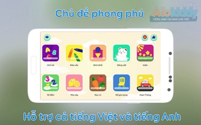  App bé Vui Học Chữ Tiếng Việt và Tiếng Anh: